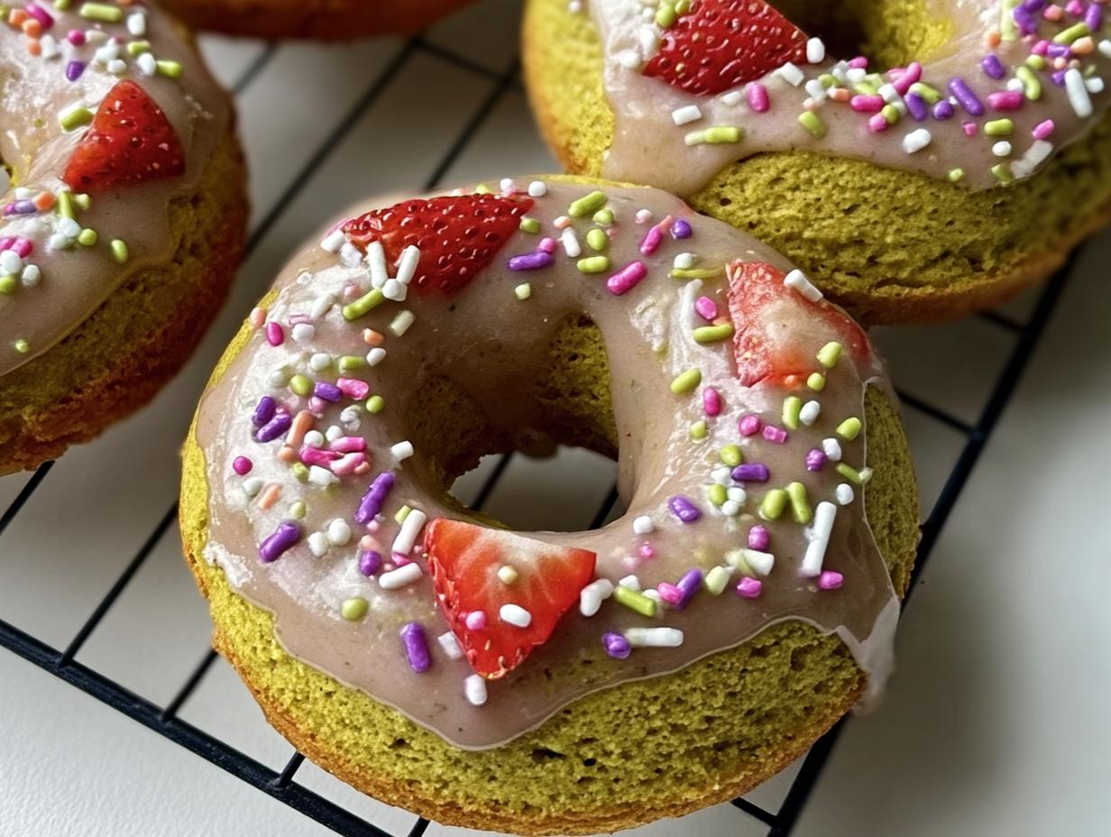 Gluten Free Matcha Donuts