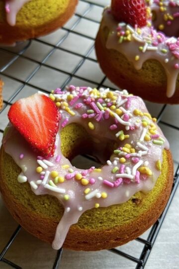 Gluten Free Matcha Donuts
