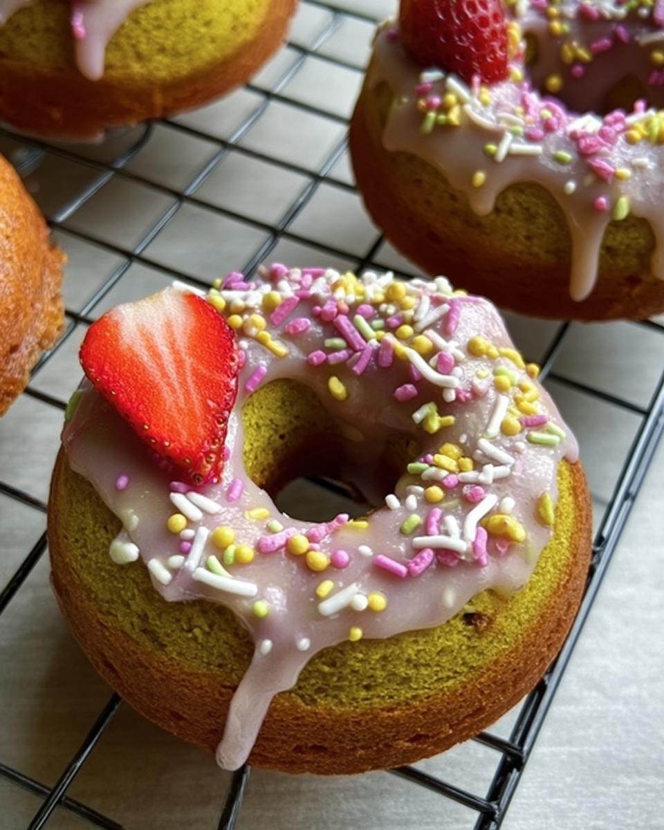 Gluten Free Matcha Donuts