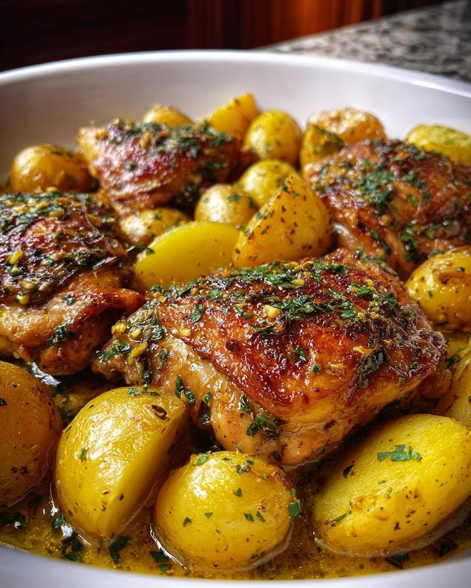 Greek Lemon Chicken and Potatoes - detail 1