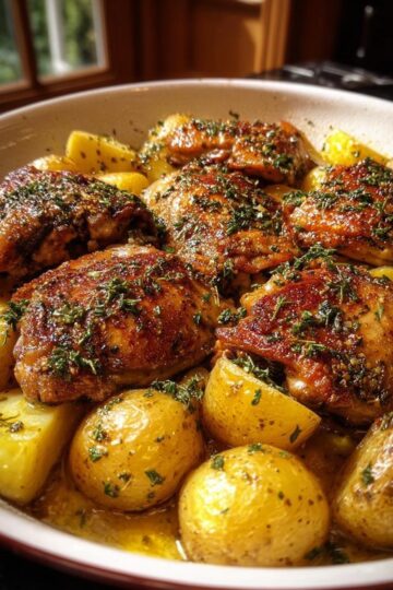 Greek Lemon Chicken and Potatoes