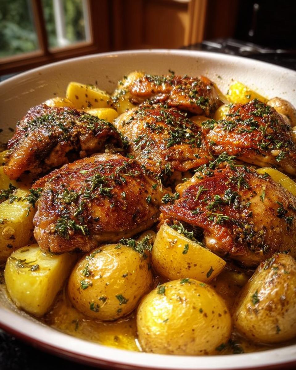 Greek Lemon Chicken and Potatoes