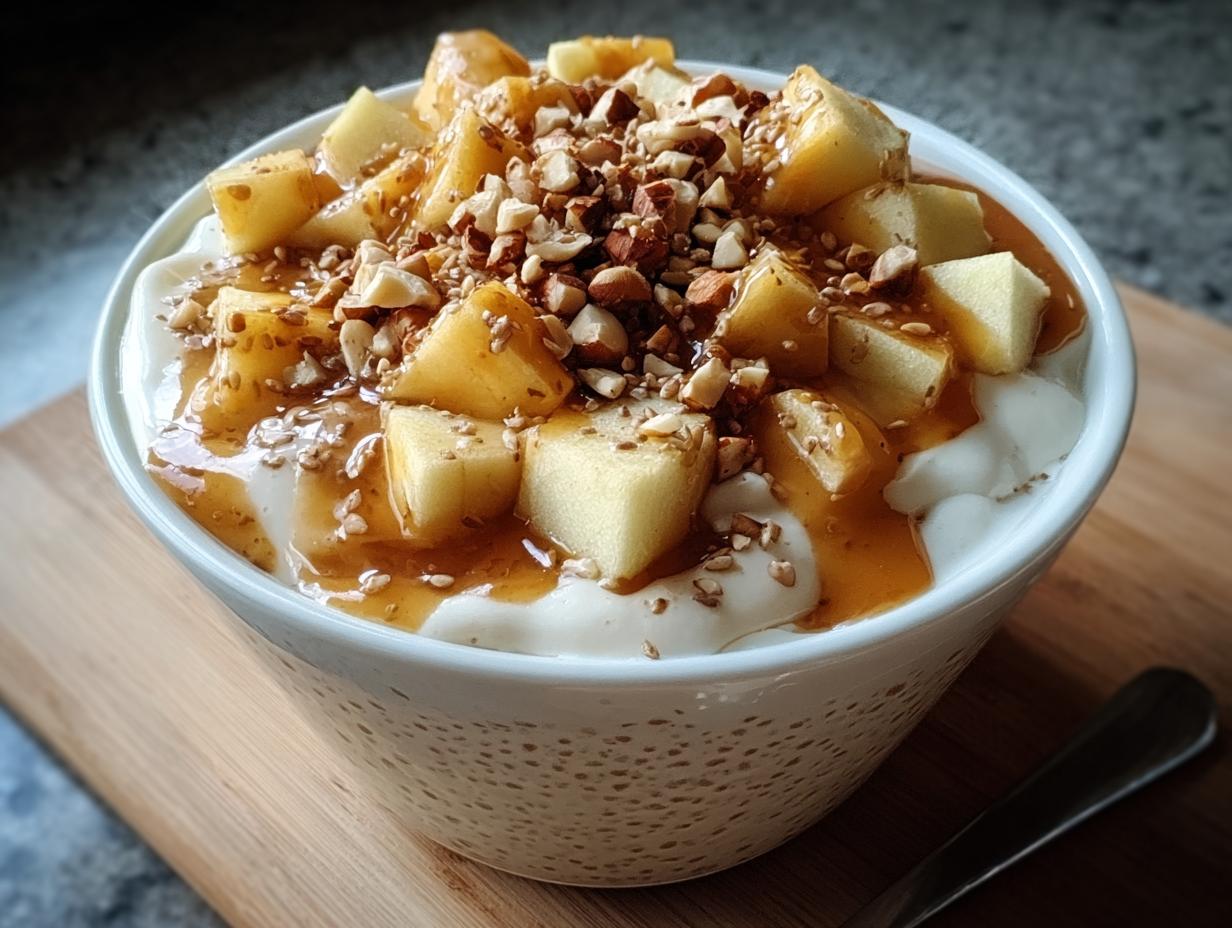 Greek Yogurt with Honey & Nuts - detail 1