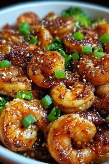 High-Protein Honey Garlic Shrimp