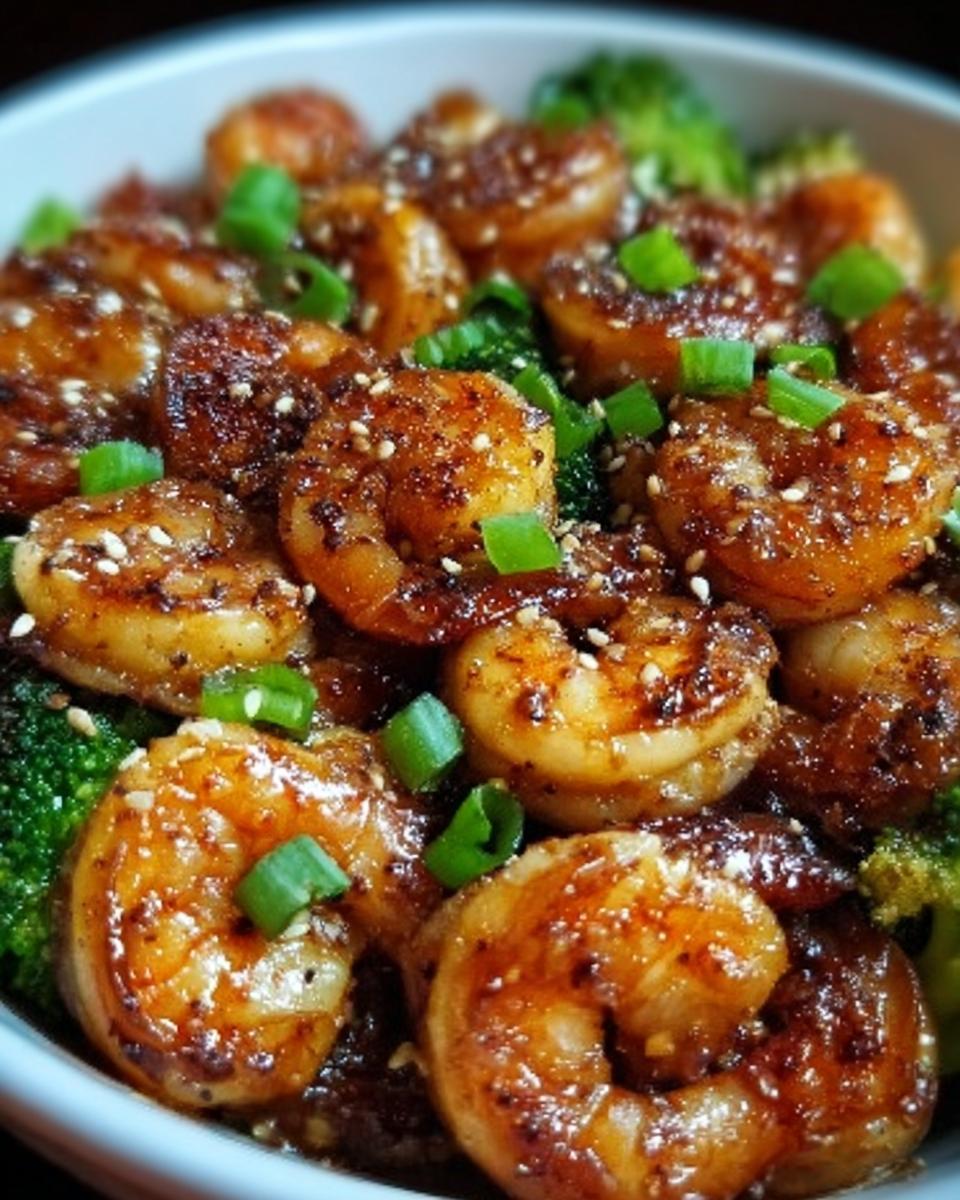 High-Protein Honey Garlic Shrimp