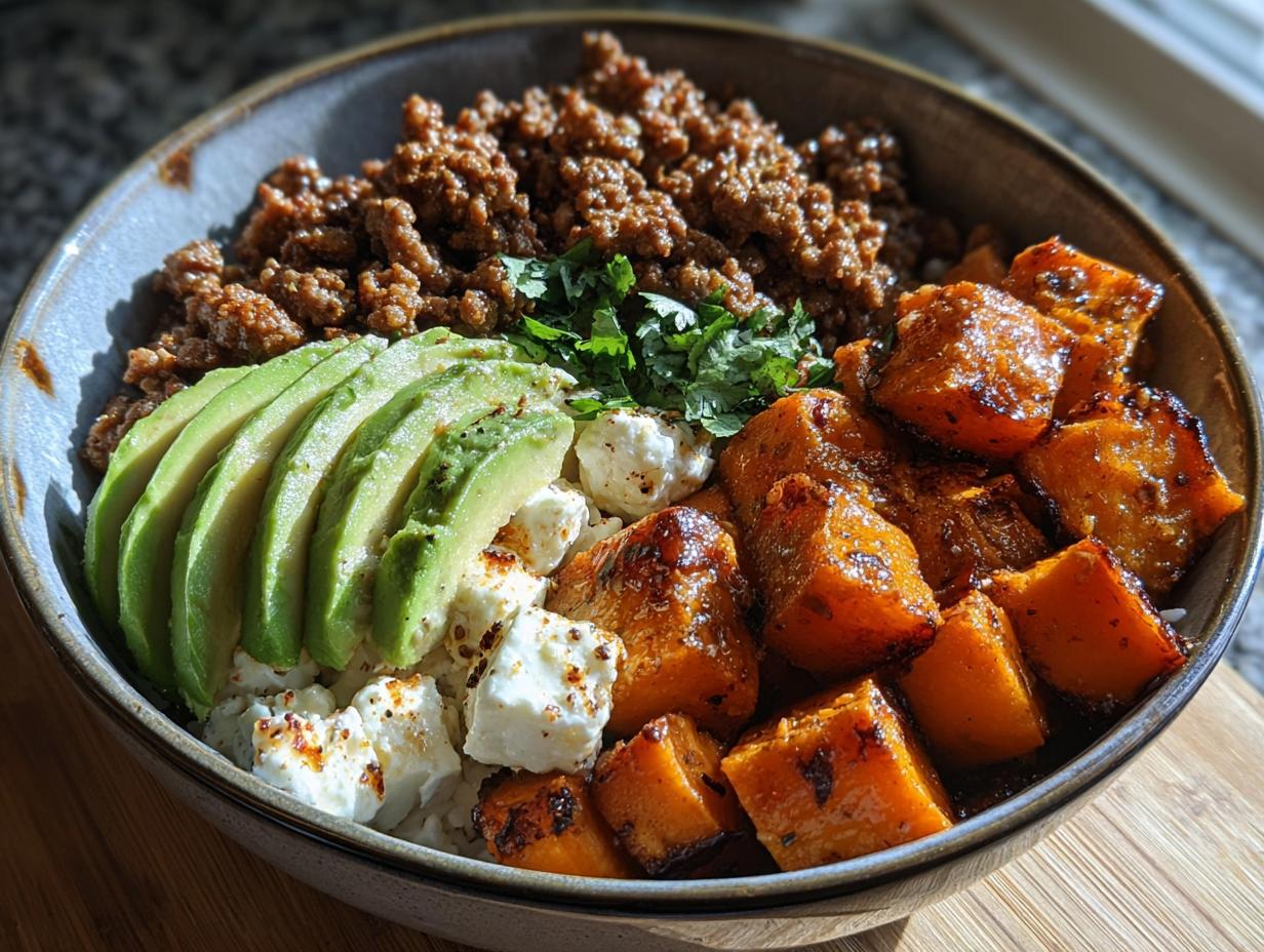 High Protein Hot Honey Beef Bowl - detail 1
