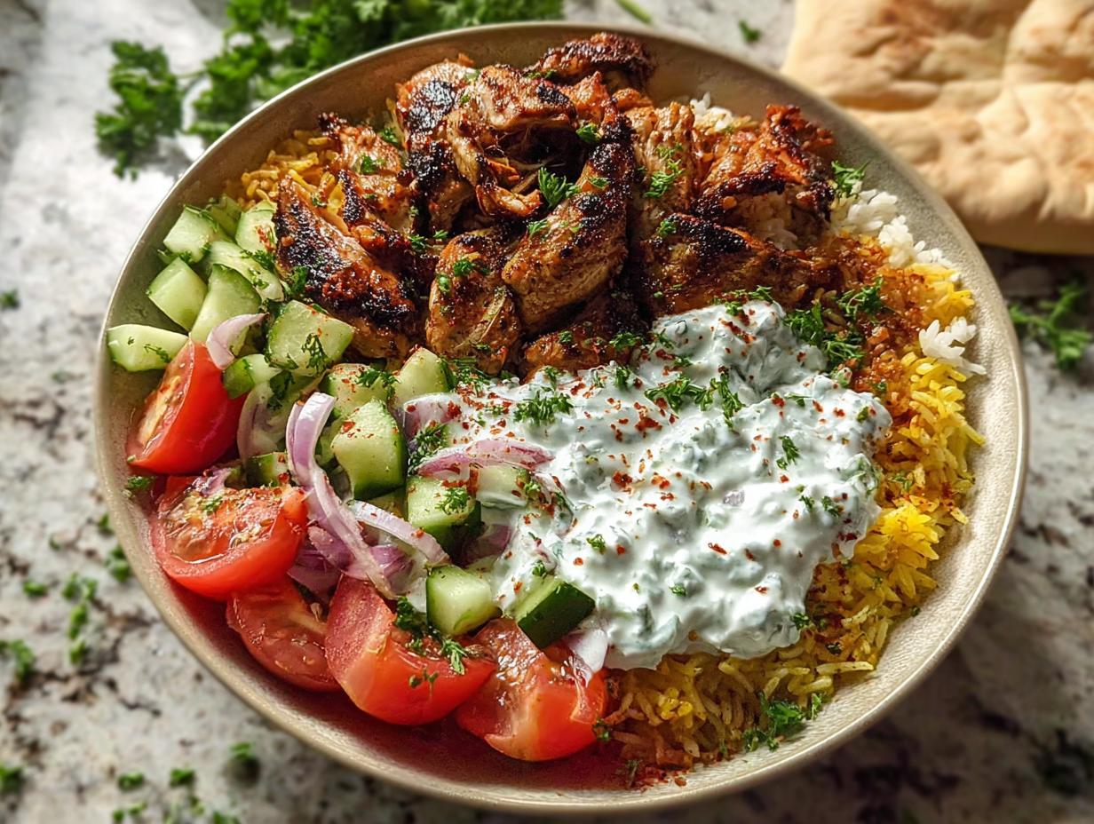 High Protein Mediterranean Chicken Rice Bowls - detail 1