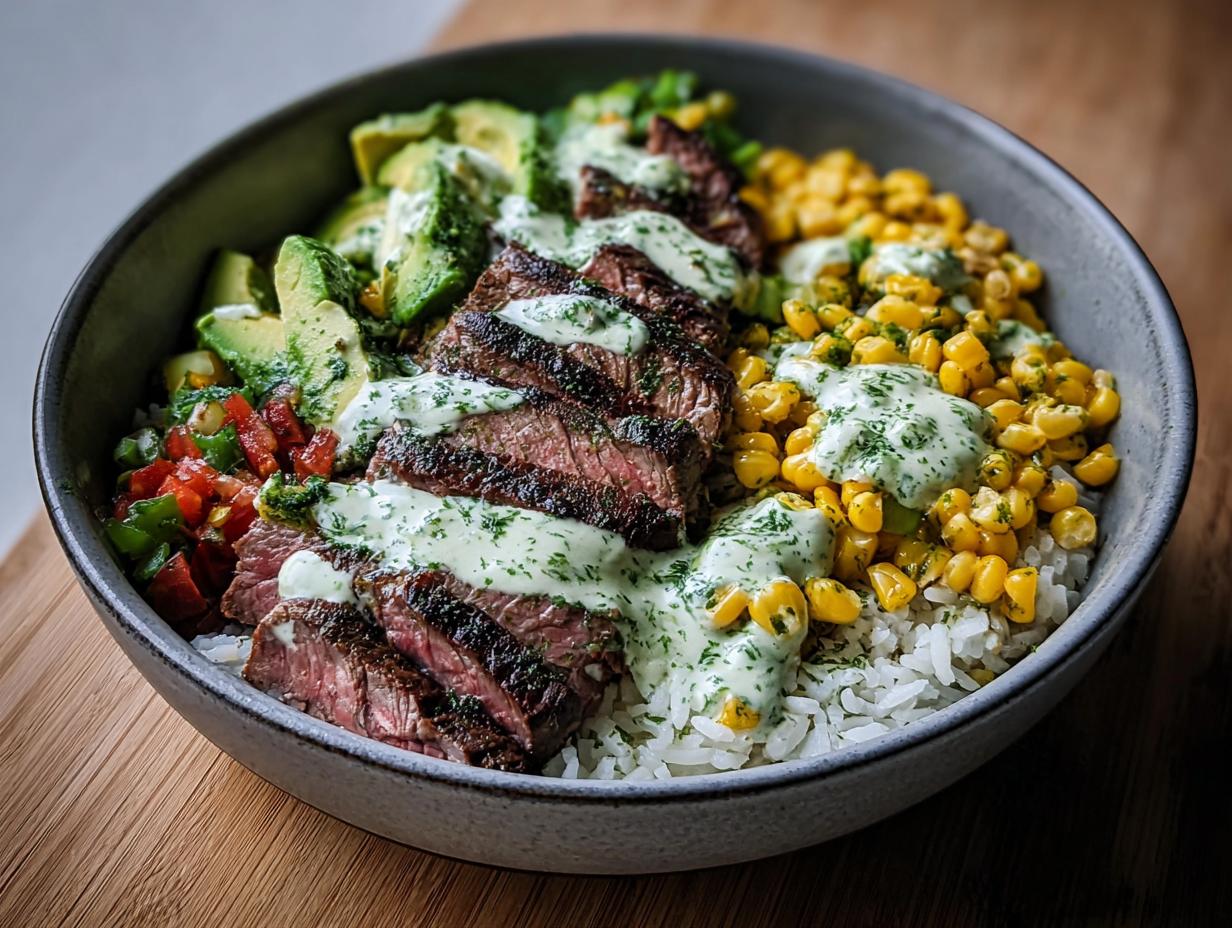 High Protein Steak Bowl with Avocado - detail 1