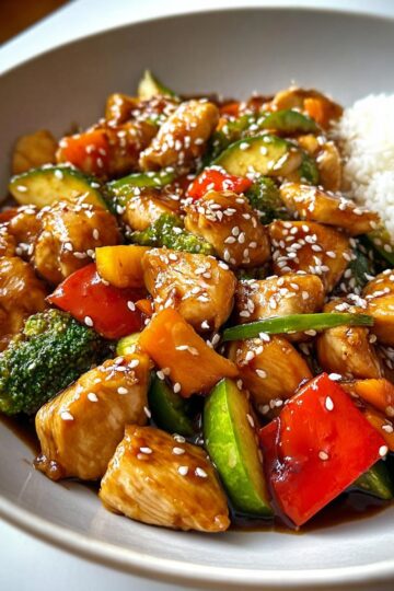 Honey Garlic Chicken Stir-Fry