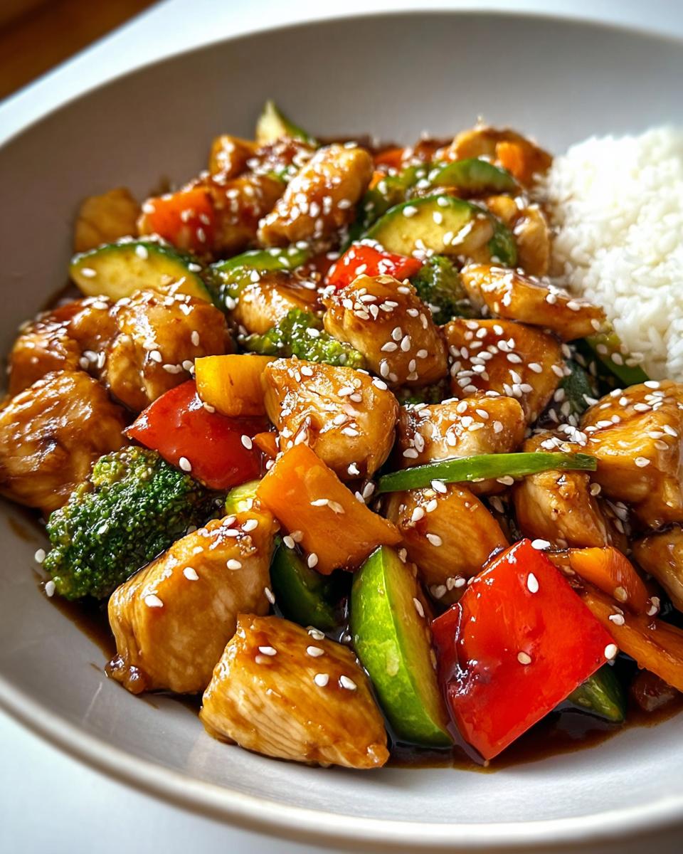 Honey Garlic Chicken Stir-Fry