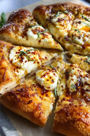 Hot Honey Ricotta Pizza