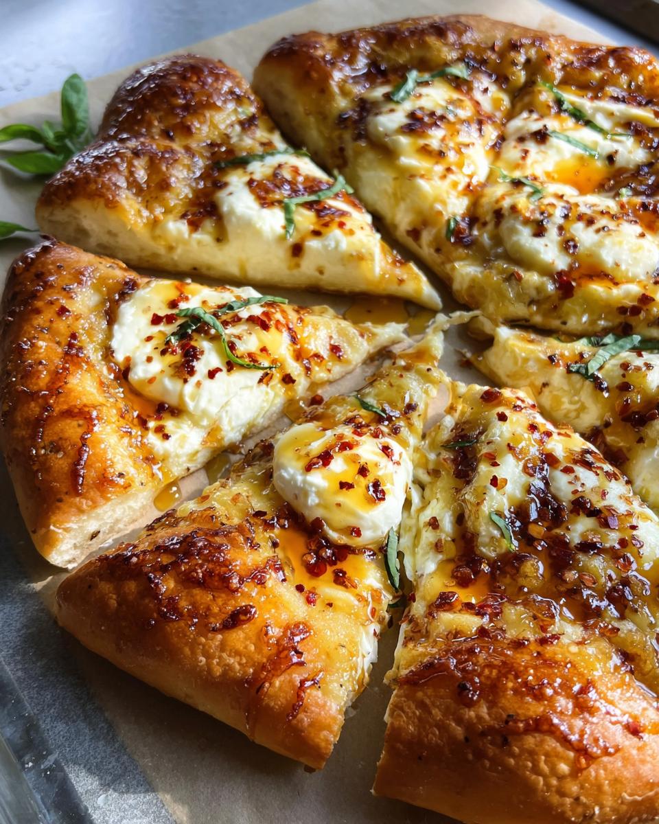 Hot Honey Ricotta Pizza