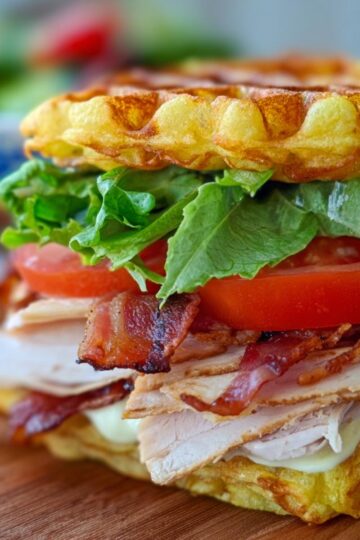 Keto Turkey Club Sandwich