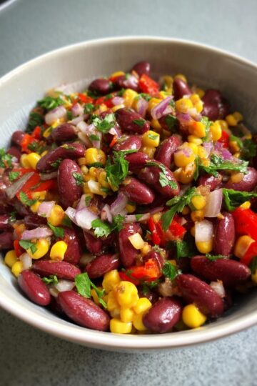 Kidney Bean and Sweetcorn Salad