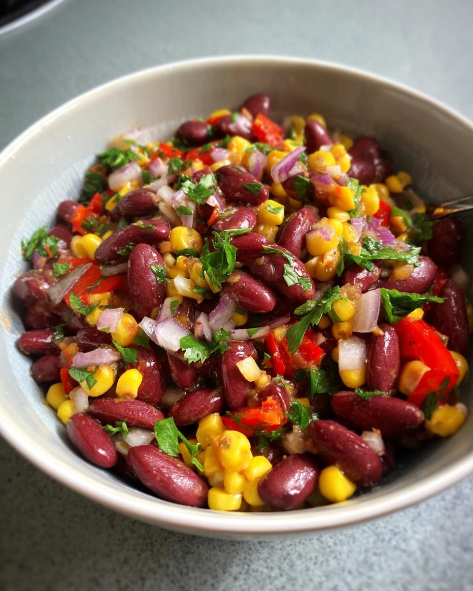 Kidney Bean and Sweetcorn Salad