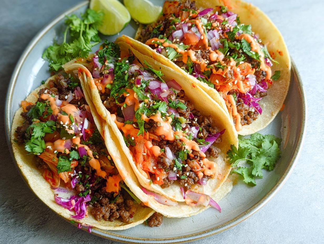 Korean Beef Tacos - detail 1