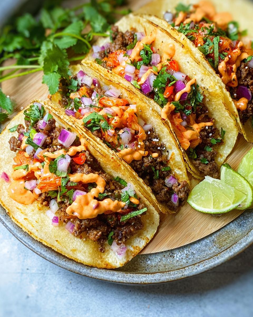 Korean Beef Tacos