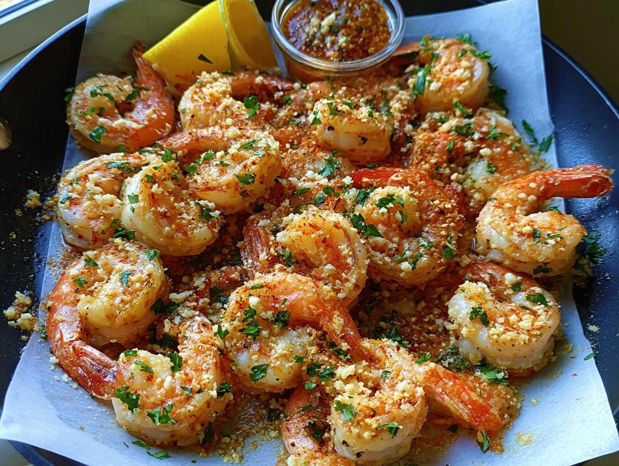 Lemon Garlic Parmesan Shrimp - detail 1