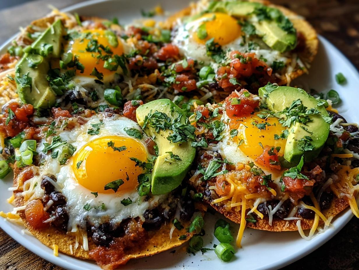 Loaded Breakfast Tostadas - detail 1