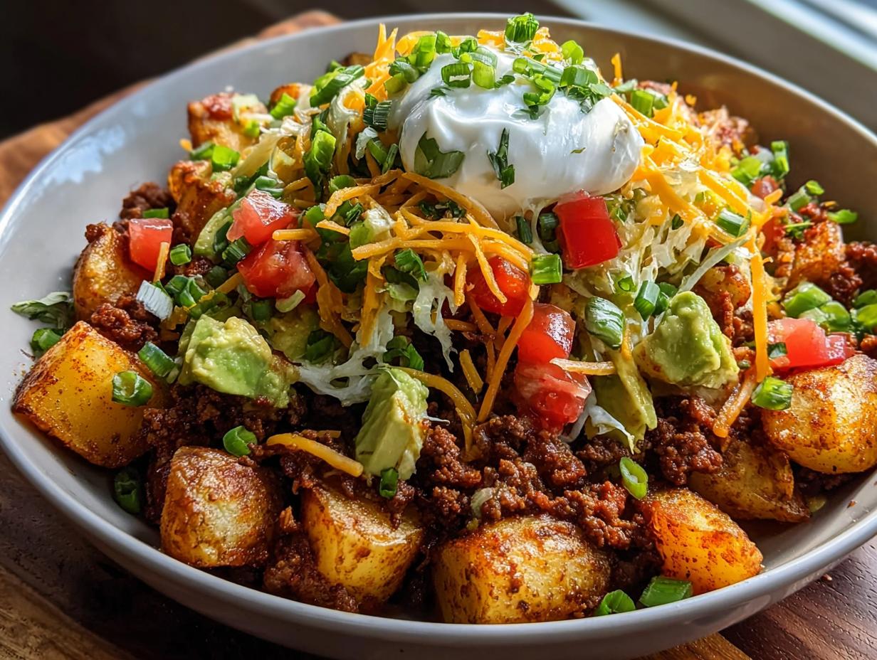 Loaded Potato Taco Bowl - detail 1