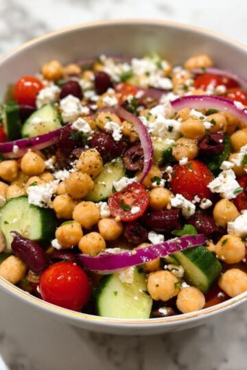 Mediterranean Dense Bean Salad