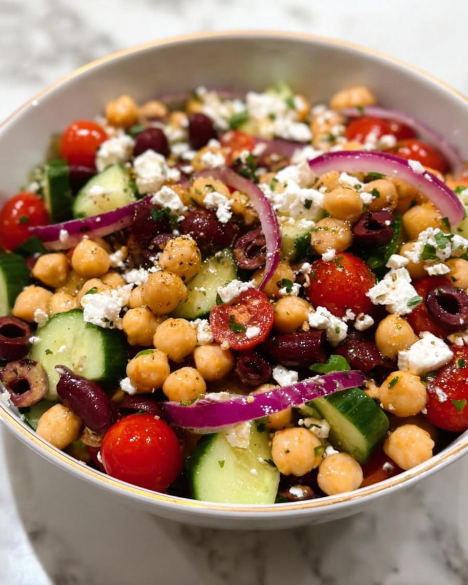 Mediterranean Dense Bean Salad