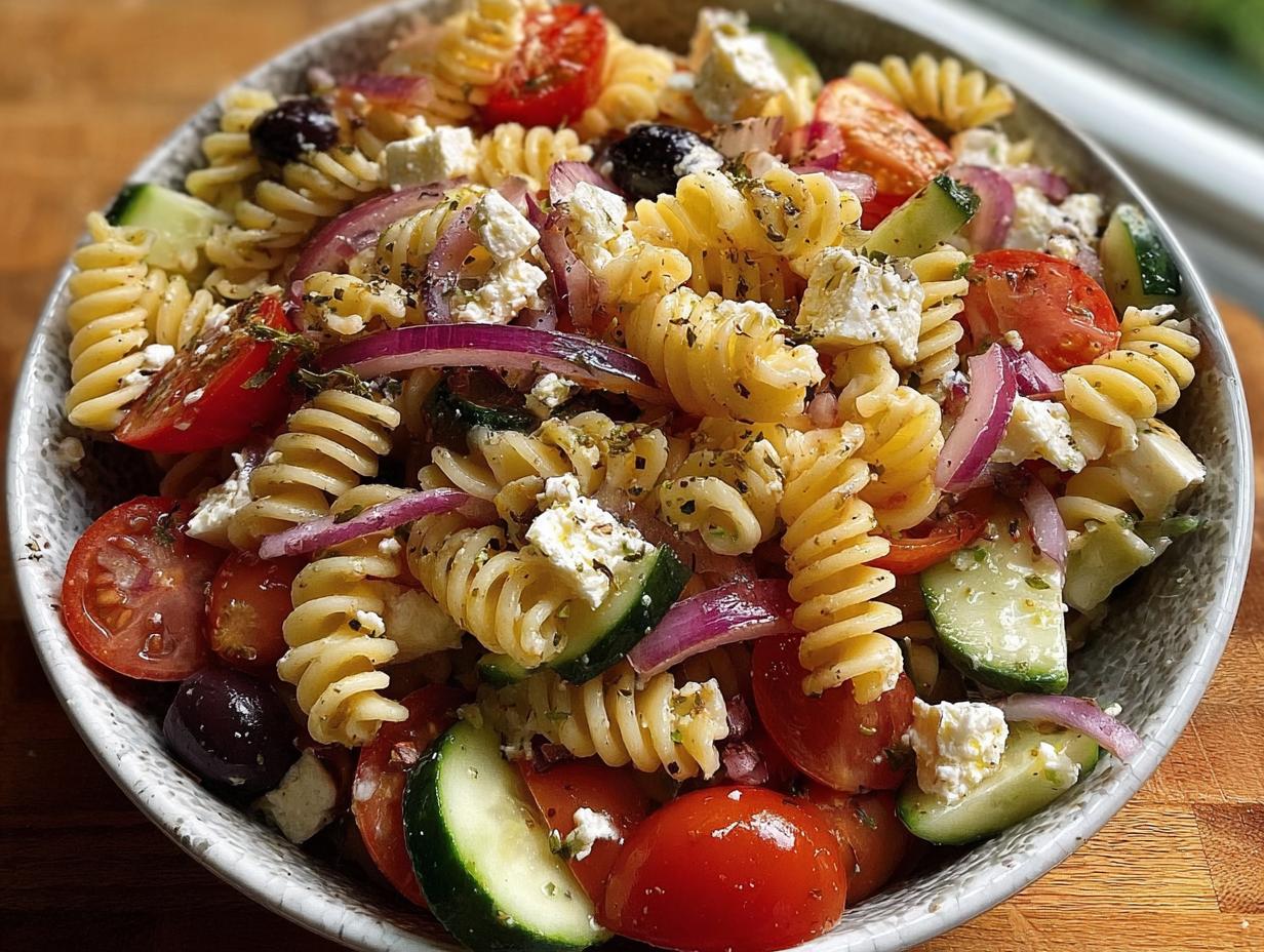 Mediterranean Pasta Salad - detail 2