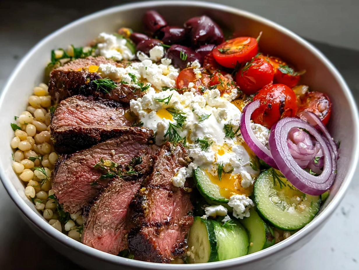 Mediterranean Steak Bowl - detail 1