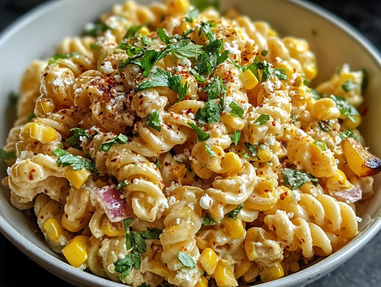 Mexican Street Corn Pasta Salad is a must-try dish - detail 1