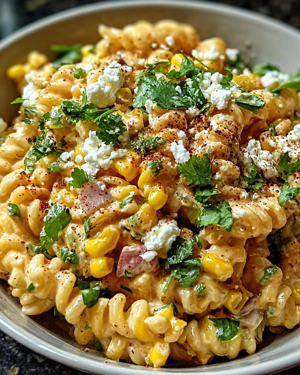 Mexican Street Corn Pasta Salad is a must-try dish