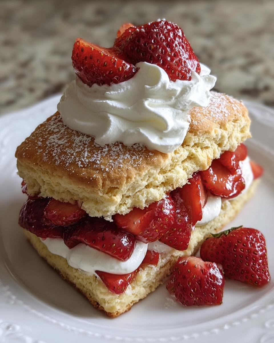 Moist Classic Strawberry Shortcake