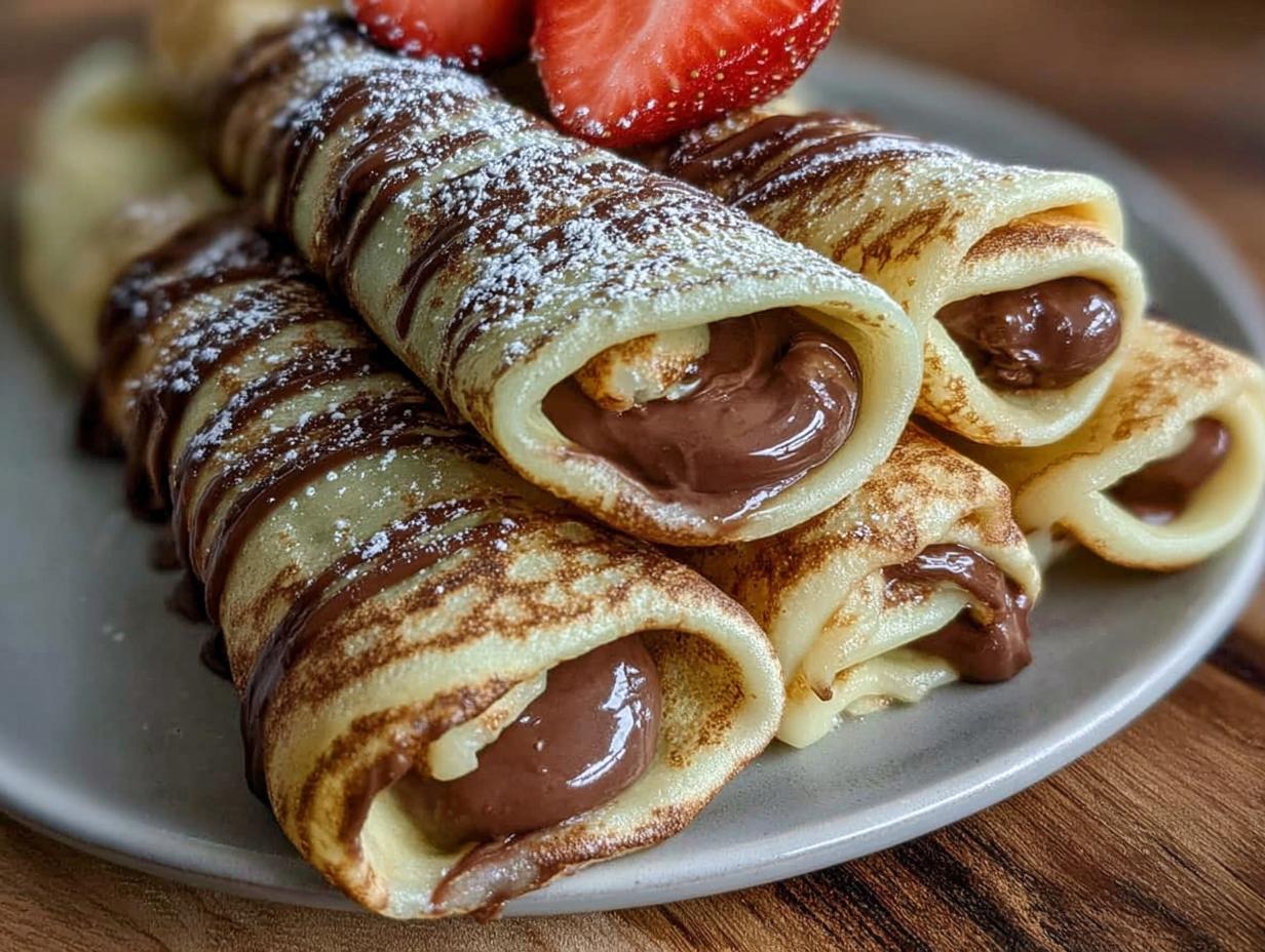 Nutella Crepes Rolls - detail 1