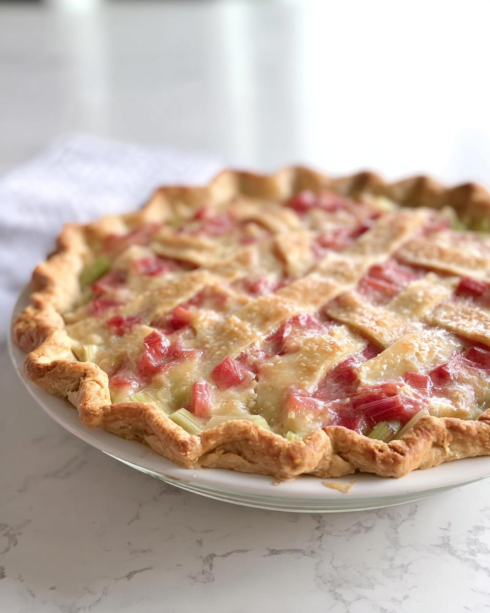 Old-Fashioned Rhubarb Pie