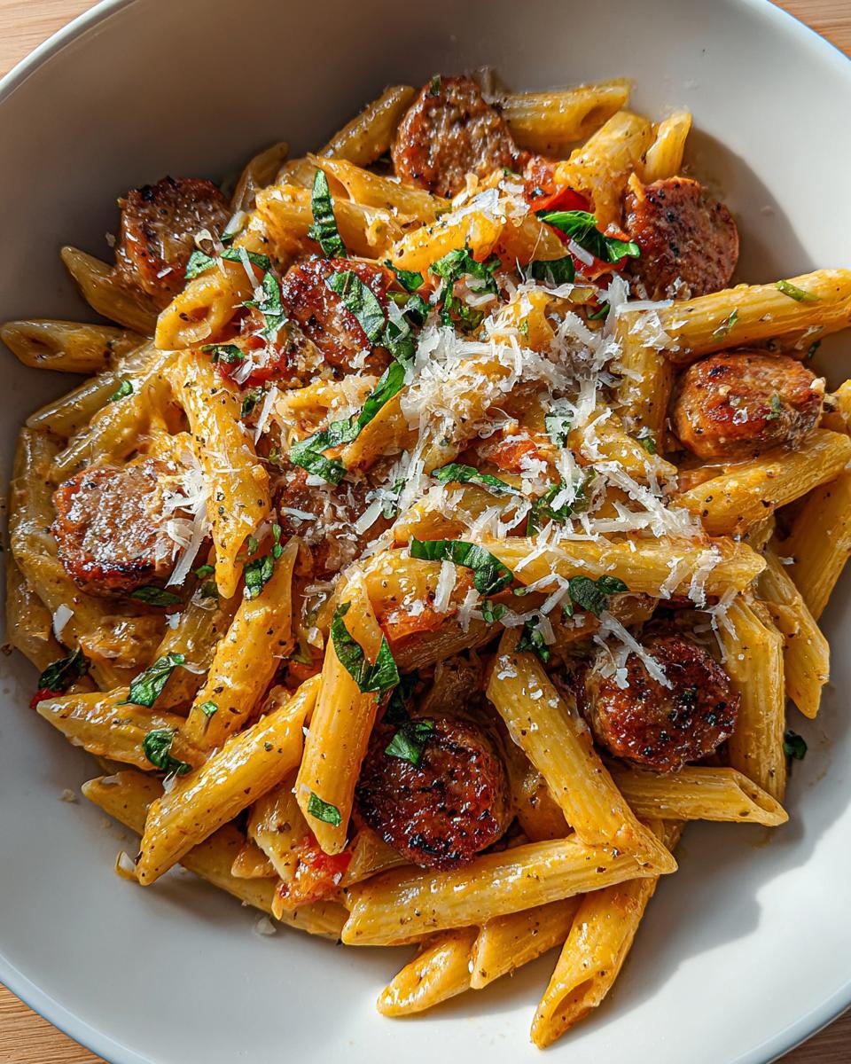 One-Pot Spicy Sausage Pasta - detail 1