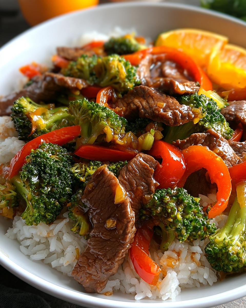 Orange Beef Stir Fry - detail 1