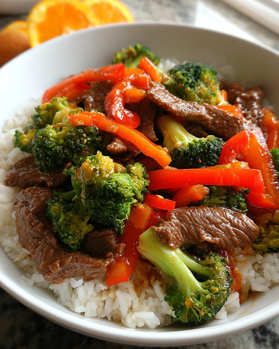 Orange Beef Stir Fry