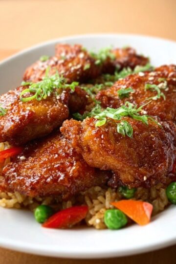Orange Chicken and Fried Rice