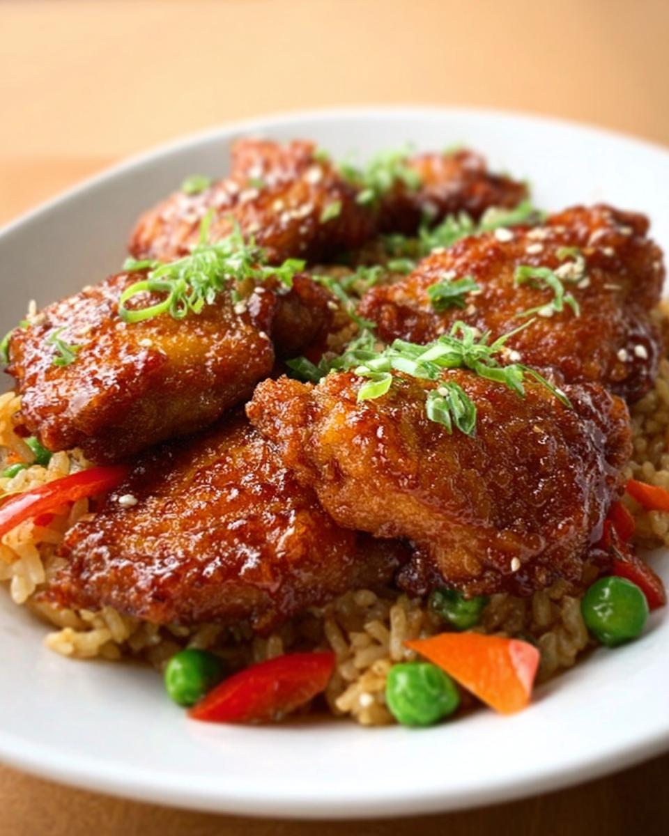 Orange Chicken and Fried Rice