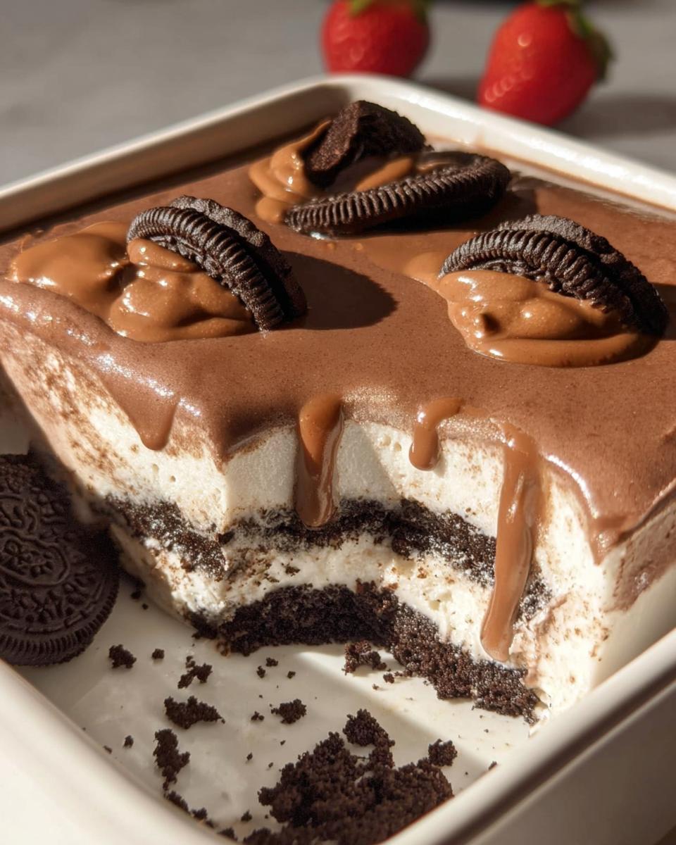 Oreo Chocolate Cream Dessert - detail 1