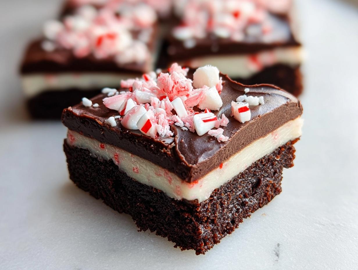 Peppermint Bark Brownies - detail 1