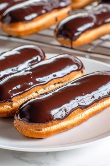 Perfect Classic Chocolate Eclairs