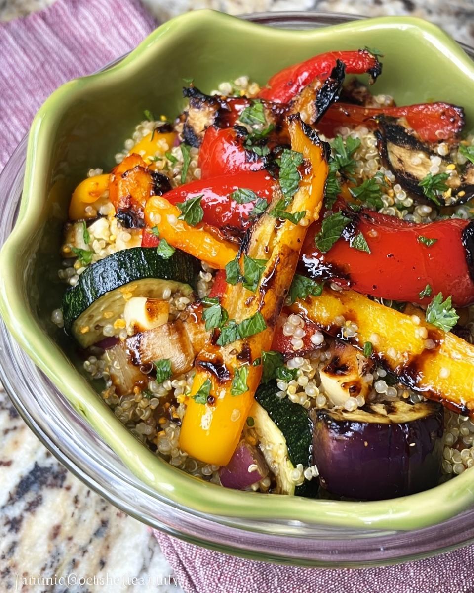 Quinoa Salad with Grilled Vegetables