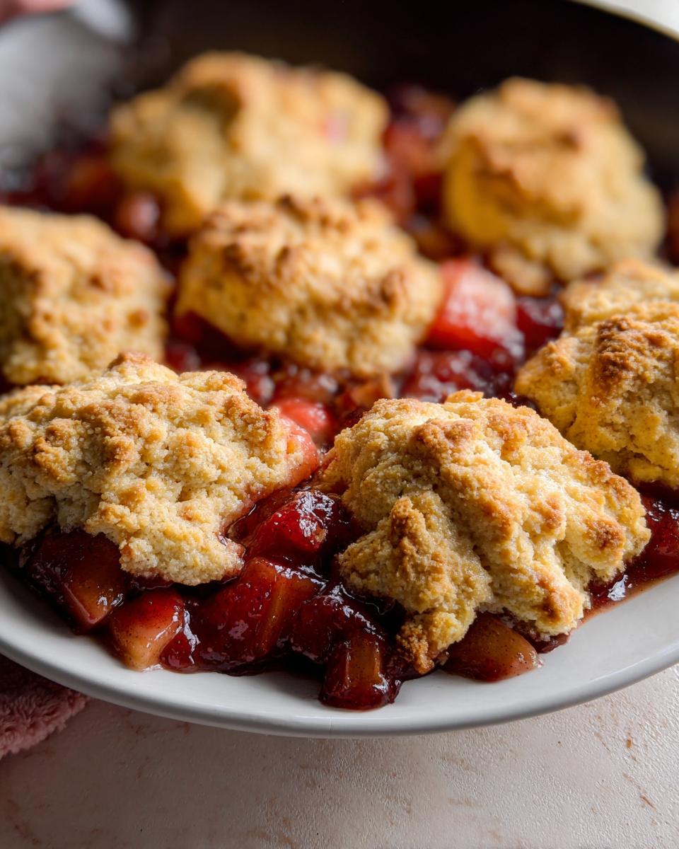 Rhubarb Cobbler