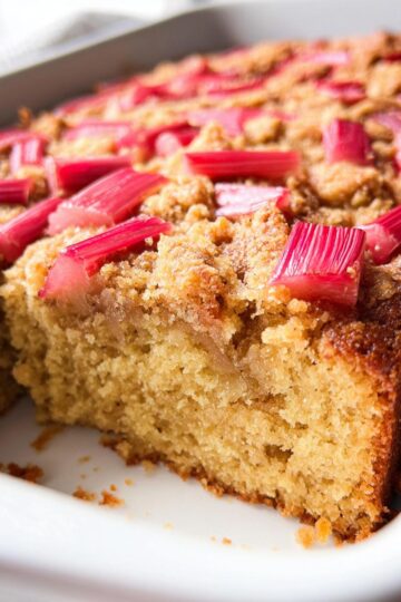 Rhubarb Coffee Cake