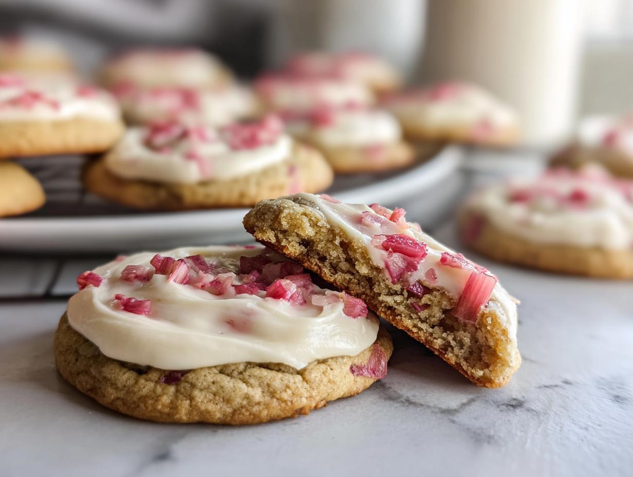 Rhubarb Cookies - detail 1