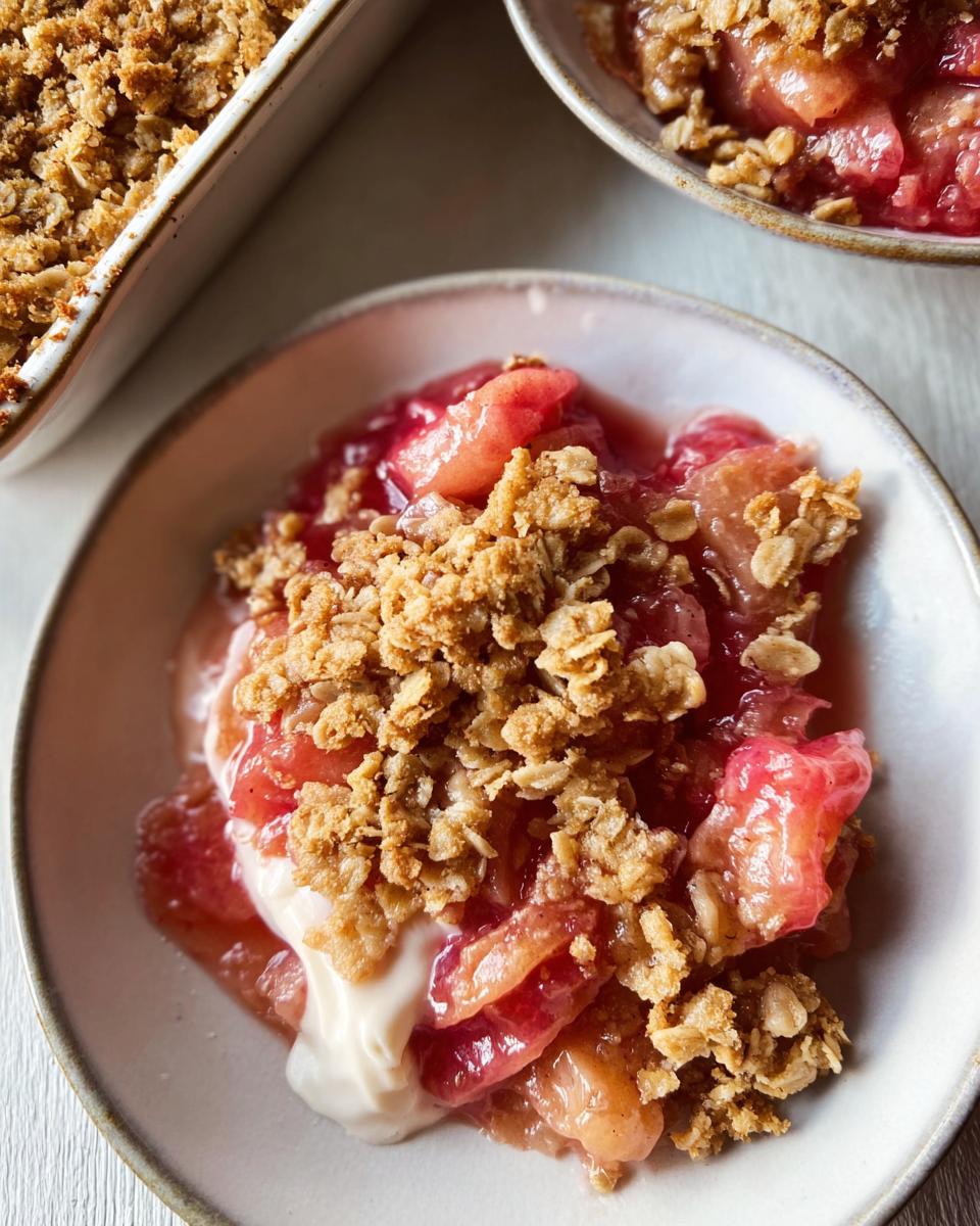 Rhubarb Crisp