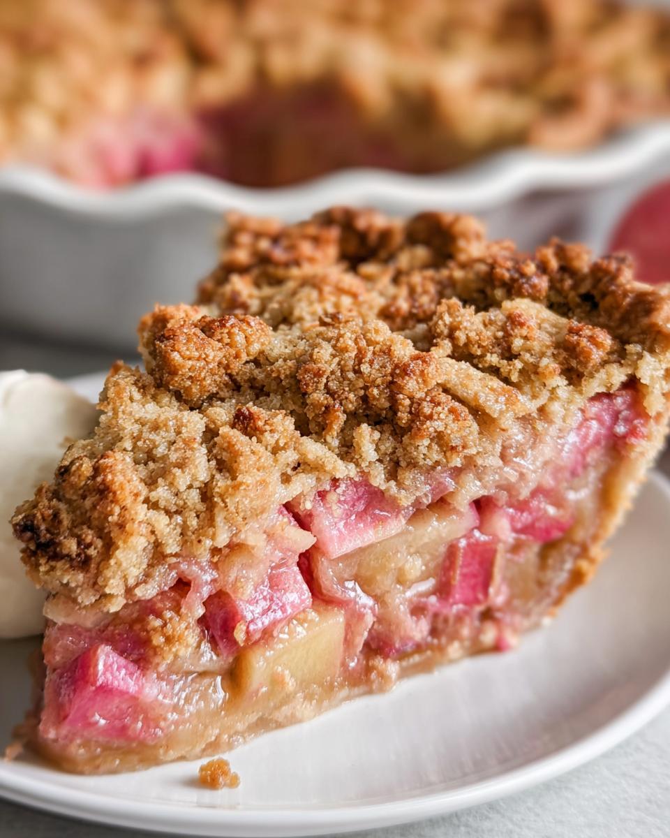 Rhubarb Custard Pie