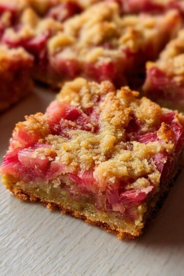 Rhubarb Dream Bars