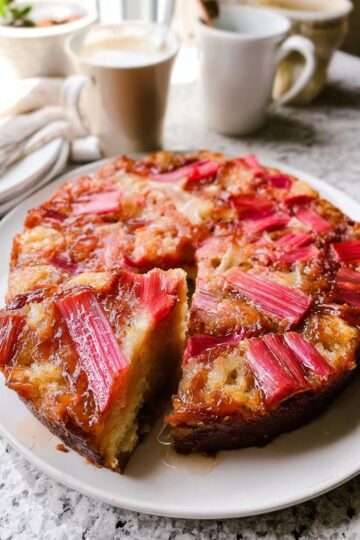 Rhubarb Upside-Down Cake