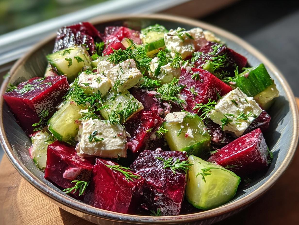 Rote Bete Feta Gurken Salat - detail 1